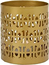HOME TOWN AW21PRCH022 Candle Holder, Medium Size, Gold