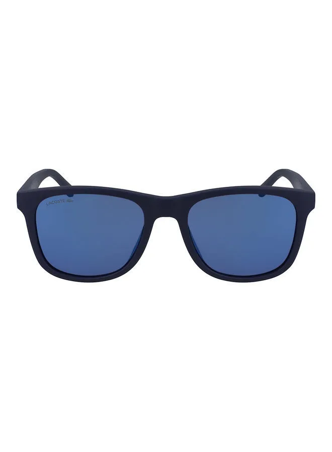 LACOSTE Full Rim Injected Rectangle Sunglasses L929SEOG 5319 (421) Blue Usa