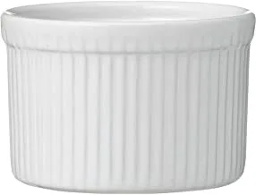 Hema Small Ceramic Pie Dish, 6.5 Cm Diameter, White