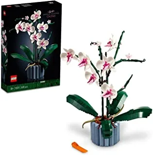 LEGO Icons Orchid 10311 Building Blocks Toy Set; Flowers Botanical Collection (608 Pieces)