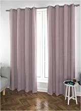 Home Town Jacquard Jaquard/Polyester Black Out Pink Curtain,135X240Cm