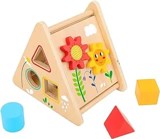 Tooky Toy Wooden Activity Triangle, 4 pcs