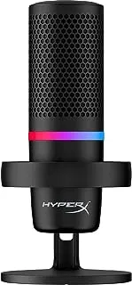 HyperX DuoCast - USB Gaming Microphone (Black) - RGB Lighting, 4P5E2AA