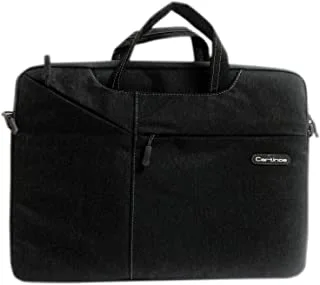 Cartinoe BG-08-B Waterproof Polyester Laptop Handbag with Trunk Trolley Strap, 14-15.4 inch Size, Black
