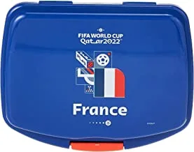 FIFA 2022 Country Plastic Lunch Box/Food Container 500ml - France