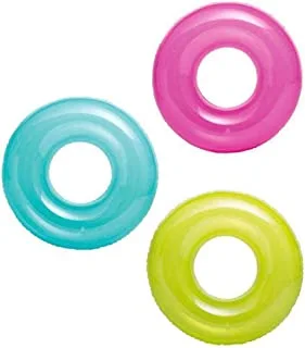 Intex Transparent Swim Tube - Pink