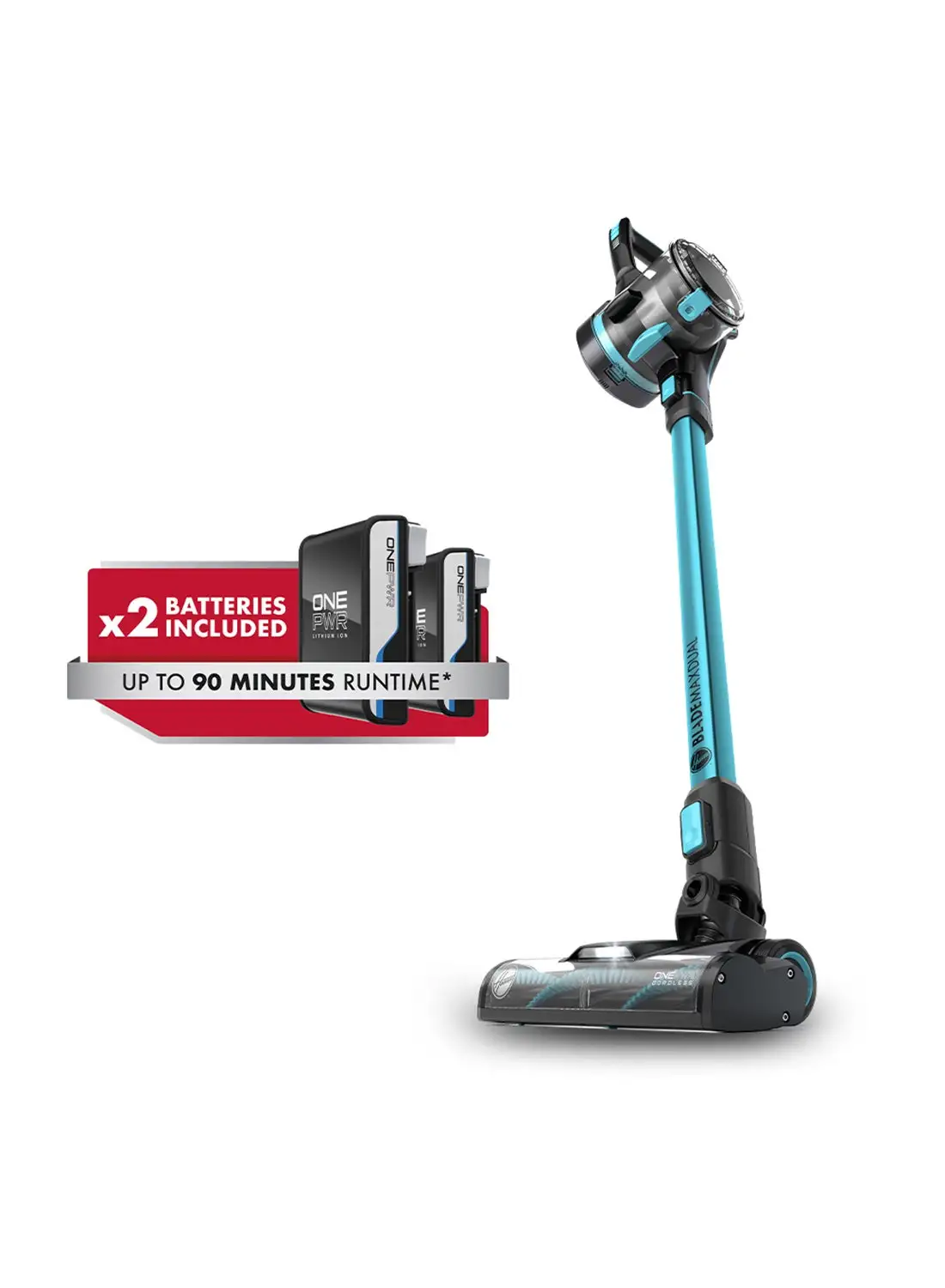 HOOVER One Power Blade Max Dual Cordless Stick Vacuum Cleaner 6 W CLSV-BPME Black/Blue