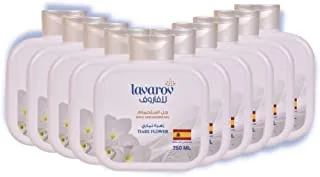 10 PCS Lavarov Bath & Shower gel - Tiare Flower, (10pcs x 750ml)