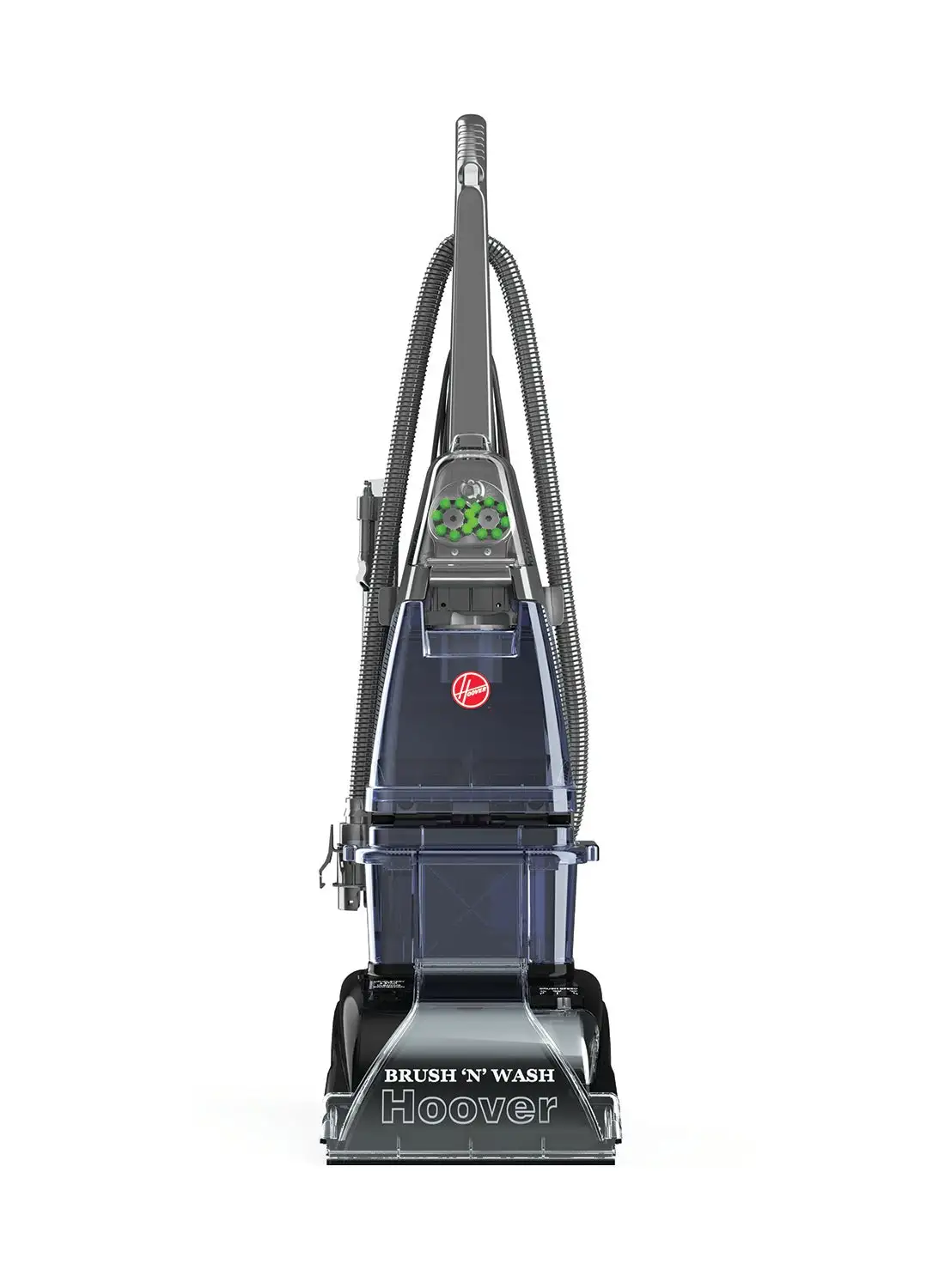 HOOVER Brush & Wash 2 in 1 Carpet Washer & Hard Floor Cleaner, Spin Scrub Brush And Twin Tank Technology For Home, Office & Majlis Use, 1 Year Warranty - 131355 4 L 1400 W F5916901 Grey