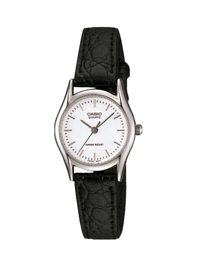 CASIO Women's Leather Analog Wrist Watch LTP-1094E-7ARDF