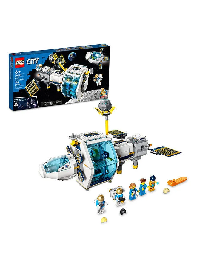 LEGO 60349 City Lunar Space Station  Building Kit 500 Pieces 6+ Years