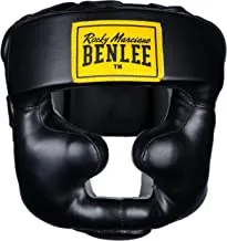 Benlee Art Leather Head Guard Full Protection Blk @Fs