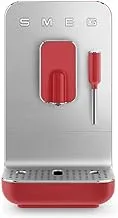 Smeg 50's Style Espresso Automatic Bean To Cup Coffee Machine, Red