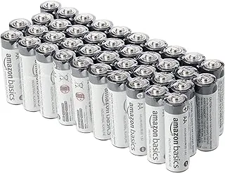 Amazon Basics AA Industrial Alkaline Batteries (Pack of 40)