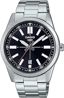 Casio Analog Black Dial Men's Watch - MTP-VD02D-1EUDF