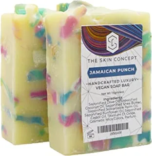 The Skin Concept Hand Crafted Premium Refreshing Artisanal Soap Bar - Jamaican Punch