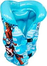 سترة سباحة للأطفال قابلة للنفخ بطبعات Marvel Avengers.