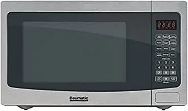 Baumatic 51cm Freestanding Microwave with Grill 42 Liters, Stainless Steel