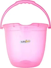 Babyjem Bath Bucket, Pink Transparent