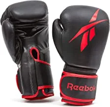 Leather Boxing Glove - 12oz Black/Red