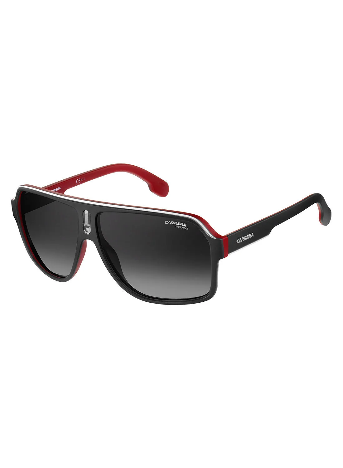 CARRERA UV Protection Rectangular Eyewear Sunglasses CARRERA 1001/S  MT BLK RD 62