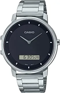 Casio Men's Analog-Digital Stainless Steel Silver WATCH