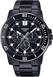 Casio analog black dial men's watch-mtp-vd300b-1eudf