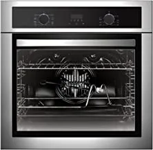 Baumatic 60cm Built-in Electric Oven 8 Functions, Stainless Steel