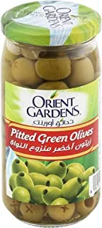 Orient Gardens Pitted Green Olives 340 Gm