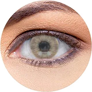 Anesthesia Anesthetic Tan Unisex Contact Lenses, Anesthesia Cosmetic Contact Lenses, 6 Months Disposable- Anesthetic Tan (Brown and Hazel Color)