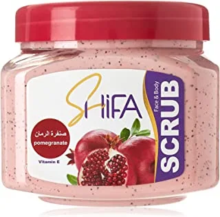 Shifa Pomegranate Scrub 500 ml, Red