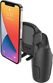 Iottie Easy One Touch 5 Cup Holder Car Mount Phone Holder For Iphone, Samsung, Moto, Huawei, Nokia, Lg, Smartphones
