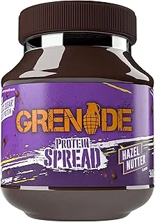 Grenade Hazel Nutter Vegetarian Protein Spread, 360 g Jar (Pack of 1)