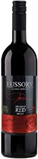 Lussory Non Alcoholic Premium Red Merlot Grape Wine, 750 ml