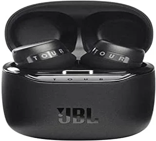 Jbl Tour Pro + Tws True Wireless In-Ear Wireless Cancelling Headphones، Powerful Bass، Anc + Smart Ambient، 32H Battery، 3-Mic Technology، Dual Connect، Hands-free Voice Control - Black، Jbltourproptwsblk