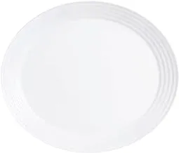 Luminarc Harena Oval Platter, 33 cm x 25 cm Size, White
