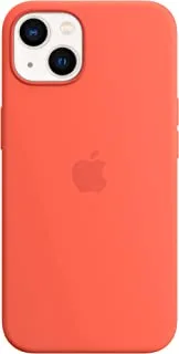 Apple Silicone Case with MagSafe (for iPhone 13) - Nectarine