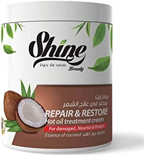 Transform Your Hair with Shine Beauty Keratin Hair Mask Infused with Coconut Oil - 1000ml