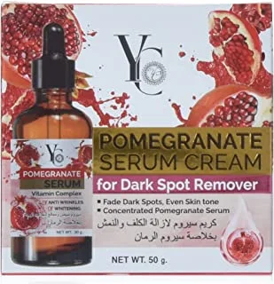 Yc 782 pomegranate face cream serum for dark spot remover 50 g, multicolor, 19488
