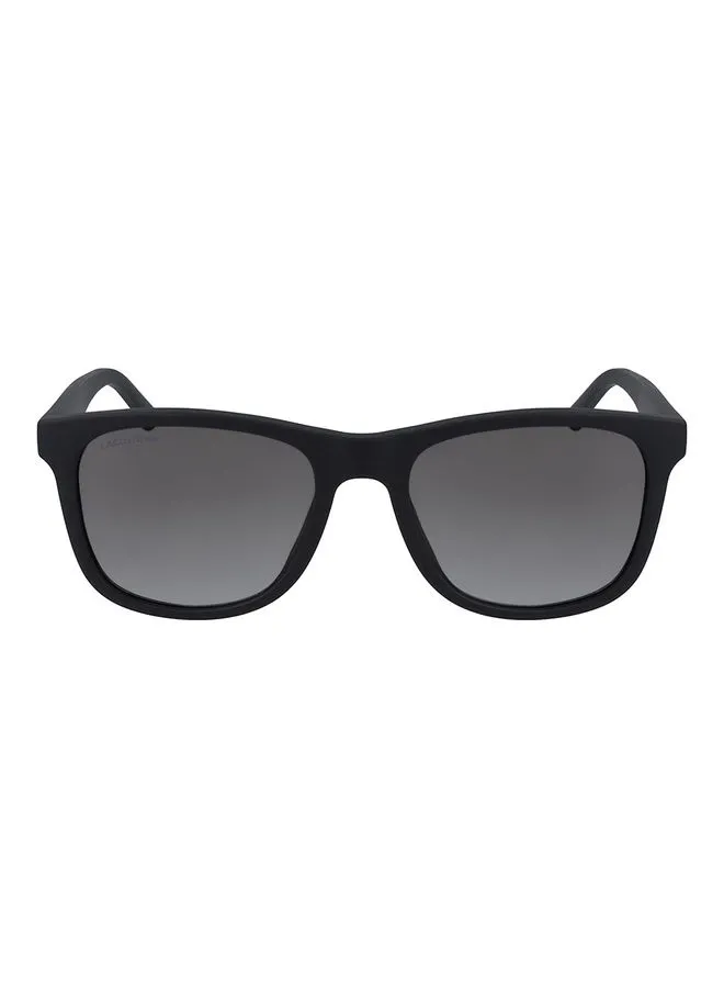 LACOSTE Full Rim Injected Rectangle Sunglasses L929SEOG 5319 (003) Black Turkey