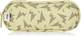 Citron- Pencil case pouch | PET Recycled Material | Pencil pouch for School Teens Boys, Girls- Thunder Yellow