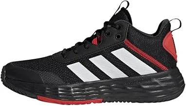 adidas Mens Ownthegame 2.0 , Color: Black/White/Carbon, Size: 45 1/3 EU