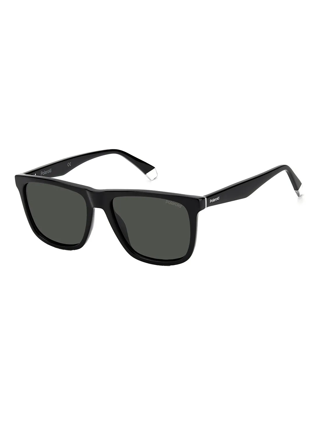Polaroid Polarized Square Eyewear Sunglasses PLD 2102/S/X    BLACK 55