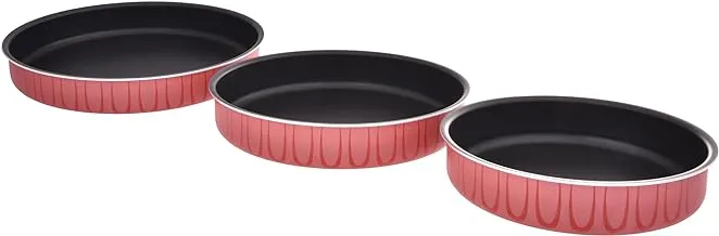 Mister Cook Non-Stick Round Oven Tray Set 22,26,30Cm
