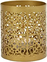 HOME TOWN AW21PRCH019 Candle Holder, Medium Size, Gold