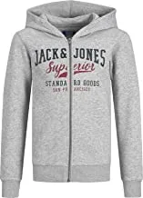 Jack & Jones Boy's Logo Sweat Zip Junior Sweatshirt