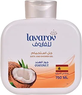 Lavarov Bath & Shower gel - Coconut 750ml