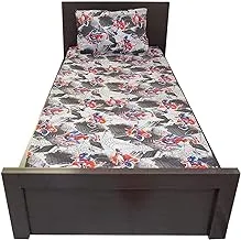 ملاءة سرير ملائمة للأطفال من مارفل سبايدرمان - فائقة النعومة ومقاومة للبهتان - (منتج مارفل الرسمي) ، متعدد الألوان ، 11981 ، مفرد صغير