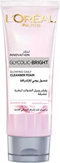 L'Oréal Paris Glycolic Bright Glowing Daily Cleanser Foam with Glycolic Acid 100ML