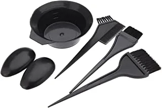 SHOWAY 5Pcs Hairdressing Brushes Bowl Combo Salon Hair Color Dye Tint Tool Set Kit
